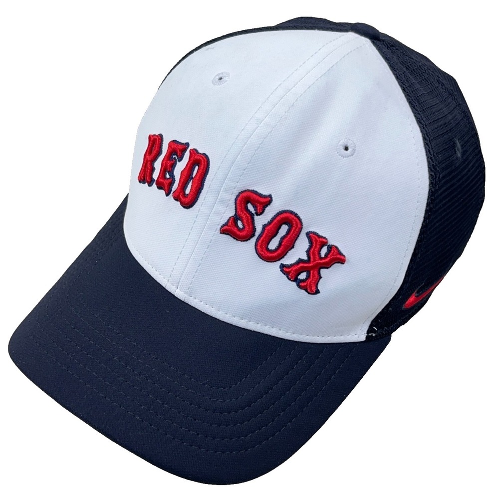 Boston Red Sox Hat Cap Stretch Flex‎ Fit Size Large Nike Dri Fit Classic99 Adult